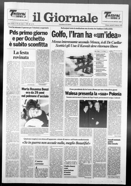 Il giornale : quotidiano del mattino